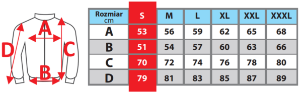 BLUZA POLAR DEDRA R.L CZARNO-SZARA