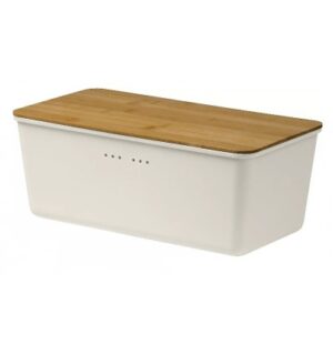 CHLEBAK 34X18X13,5CM KREMOWY