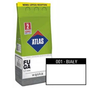 Fuga wąska ATLAS 001 biała 5 kg