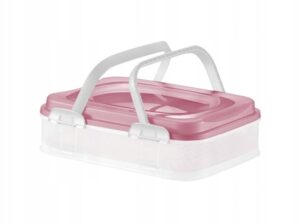 Pojemnik na ciasto fioletowy