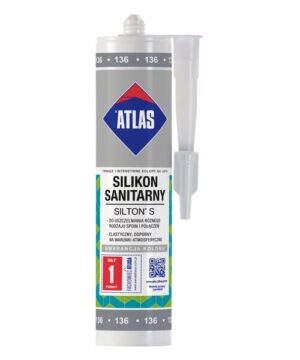 Silikon SILTON S ATLAS 136 srebrny 280ml