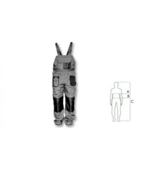 Spodnie ogrodniczki S-47872 XXL