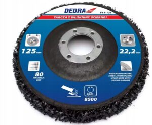 Tarcza z włókniny ściernej 125 mm otwór 22.2 mm