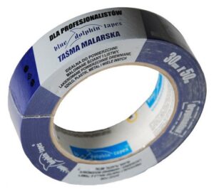 Taśma malarska 30mmx50m niebieska DOLPHIN