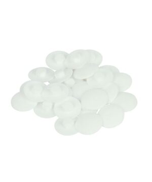 U Zaślepka konfirmat PCV biała(25szt)