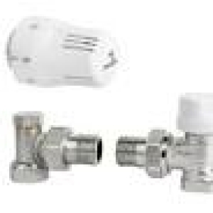 Zawór grzejnikowy kątowy kompl. DIAMOND