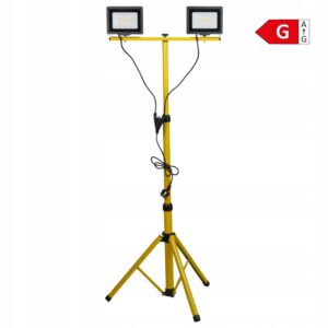 Naświetlacz LED na statywie, 2 x 50 W